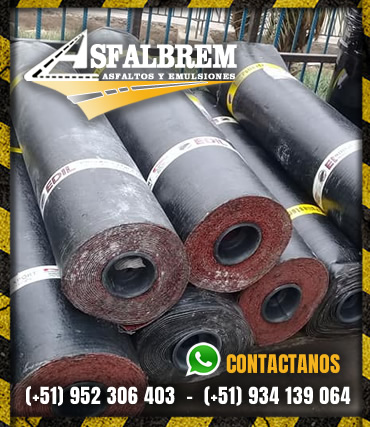 venta de manto asfaltico gravillado